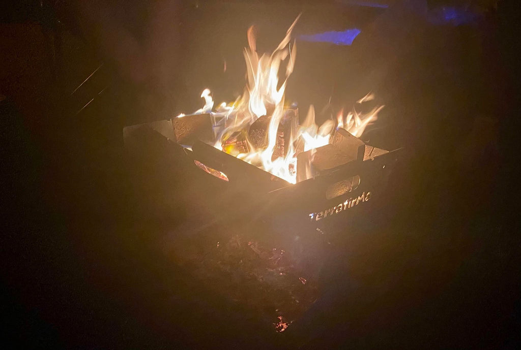 TF1730 STAINLESS STEEL FIRE PIT BBQ + CARRY BAG