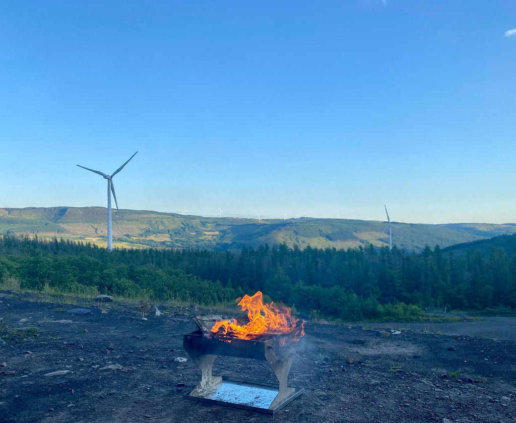 TF1730 STAINLESS STEEL FIRE PIT BBQ + CARRY BAG