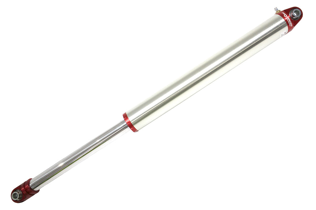 Air shock, mono tube high pressure adjustable nitrogen charged.