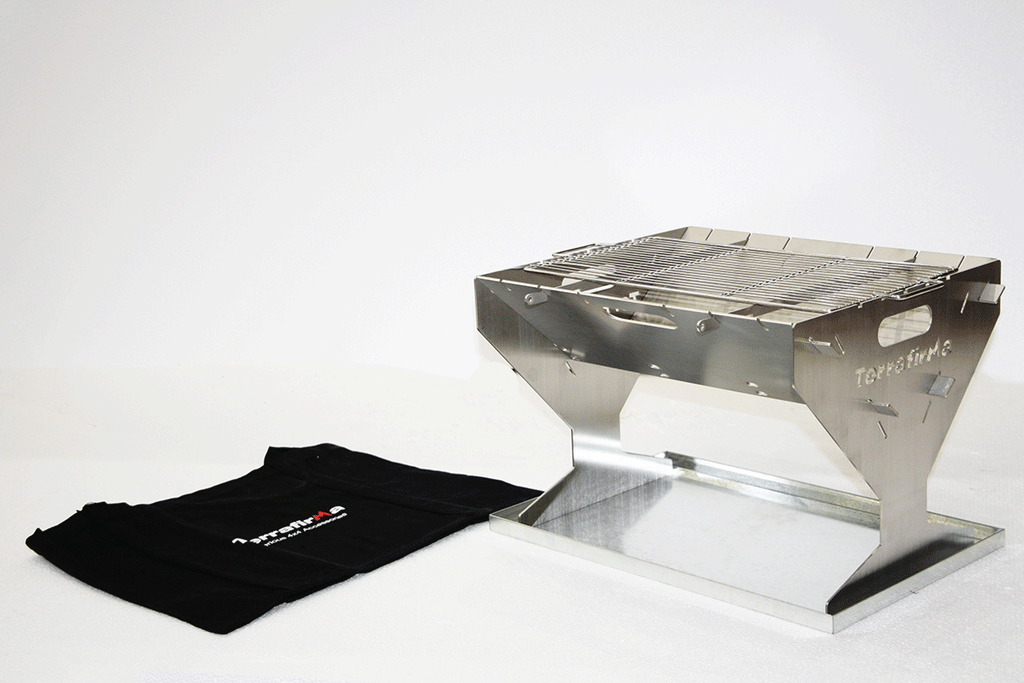 TF1730 STAINLESS STEEL FIRE PIT BBQ + CARRY BAG