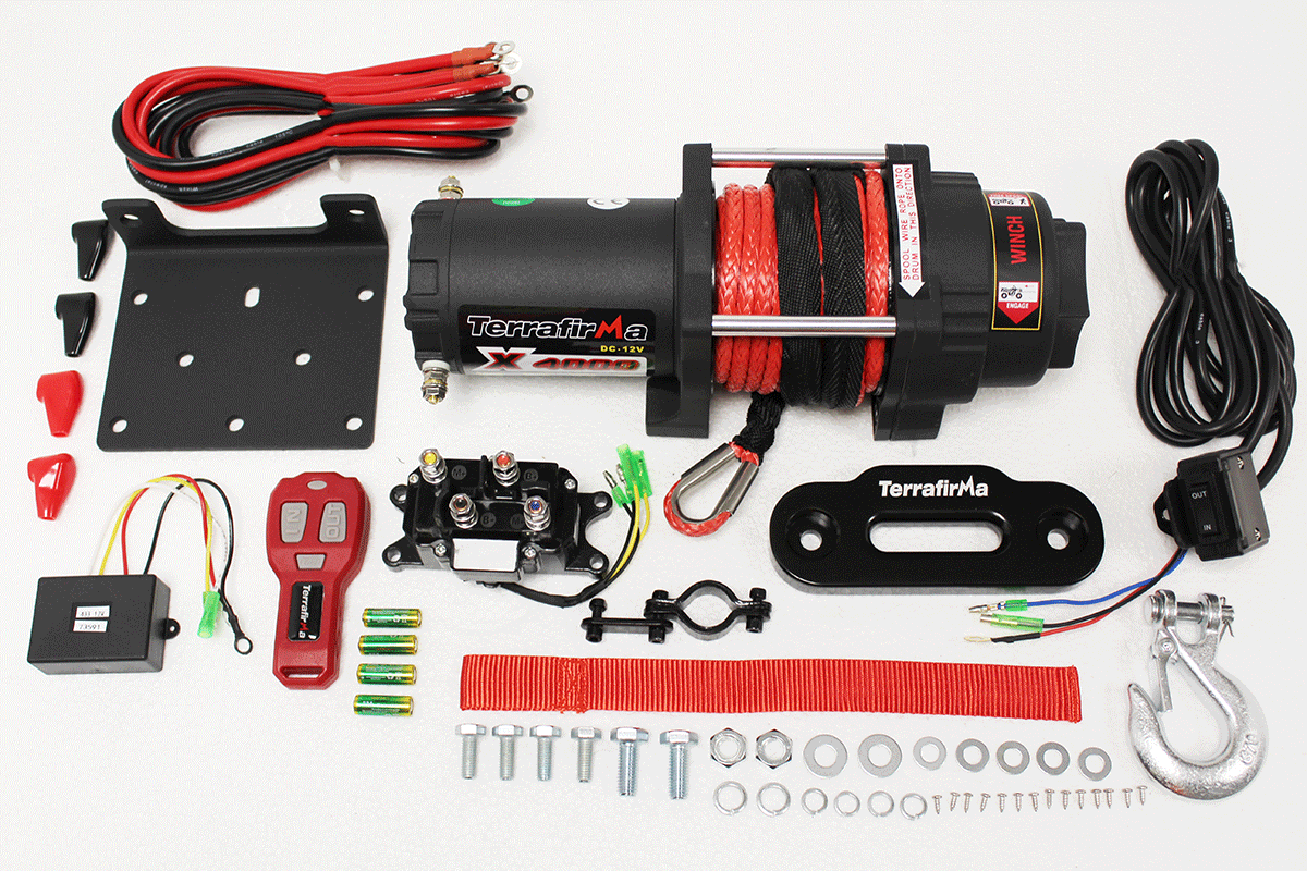 TF3340  X4000 4000lb 12V WINCH