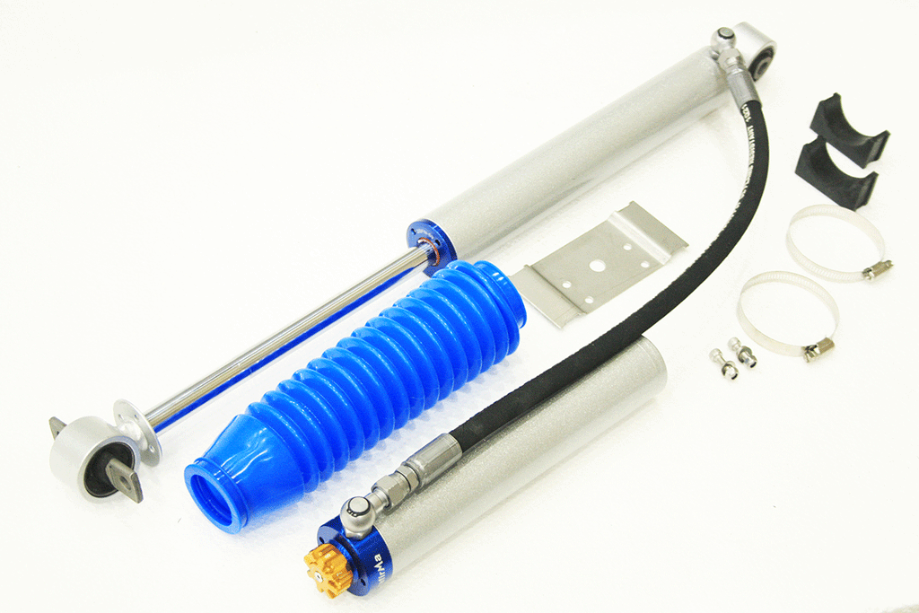 TF484  8 STAGE ADJUSTABLE REMOTE RESERVOIR+5" SHOCK- FRONT D2
